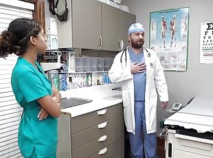 Nurses Get Naked & Examine Each Other While Doctor Tampa Watche...