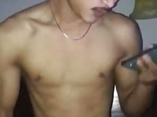 asiático, mamada, chorro-de-corrida, adolescente, gay