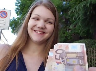 GERMAN SCOUT - COLLEGE TEEN AMANDA TALK TO FIRST ANAL SEX AT STREET...