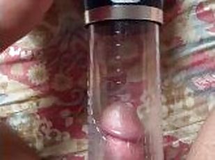automatic penis pump sucking a nice dick like a suction and making ...