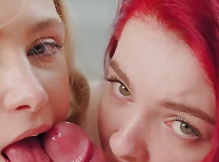 Beautiful models Ivi Rein and Miss Olivia getting fucked by their m...