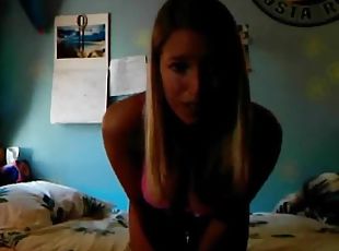 chatte-pussy, amateur, ados, maison, blonde, webcam, solo, magnifique