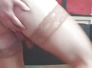 cul, masturbation, transsexuelle, amateur, maison, bas, européenne, euro, webcam, belle