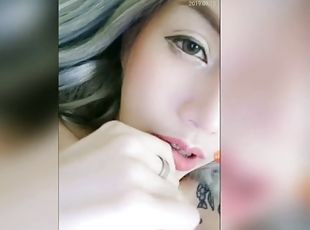 asiatisk, fisse-pussy, amatør, thailænder, webcam