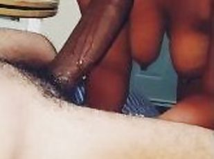 masturbación, amateur, mamada, negra-ebony, polla-enorme, paja, tatuaje, polla, chupando