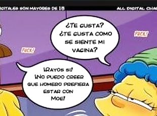 marge se folla a su vecino mientras su esposo no esta - the simpson...