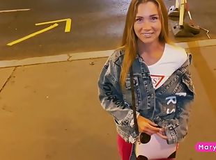 Teen 18+ Takes The Biggest Dick Of Favourite Pornostar In Public - ...