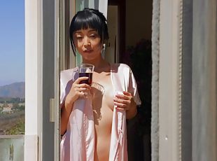 asian, perempuan-jelita, interracial, deepthroat, hitam