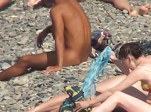 nudisti, allaperto, videocamera, spiaggia, voyeur, naturali, sorpendenti, bikini, bagnate