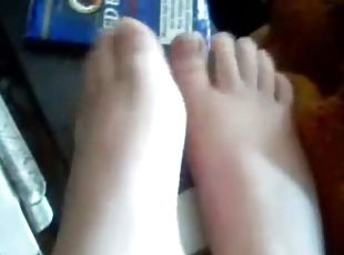 pés, webcam, fetiche