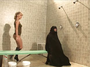 mandi, gambarvideo-porno-secara-eksplisit-dan-intens, bertiga, mandi-shower