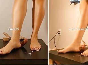 amateur, ejaculation-sur-le-corps, couple, pieds, fétiche, branlette-avec-les-pieds