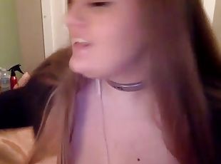Large teen girl live cumming pussy