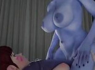 Futanari Widowmaker Hard Anal Fucking And Getting Creampie  Futa He...