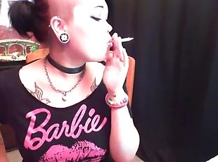 amatør, fetisj, røyking, tattoo