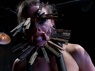 Superb Ariel X gets her face tortured with clothespins