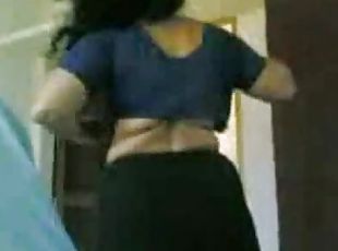 Homemade video with Indian girl changing her clothes
