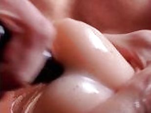 Adult male with beautiful hands and vibratar fondles, fucks, jerks ...