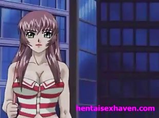 Hentai sex teacher caught by detective and punished her