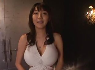 Hot POV video with horny Yuuri Himeno sucking a cock