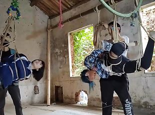 asiático, amateur, japonés, sadomasoquismo, sexo-en-grupo, fetichista, bondage, dominación