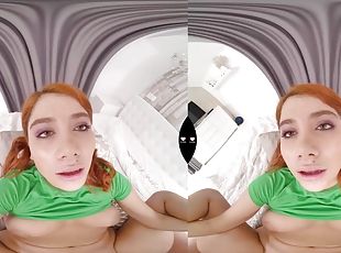 Redhead PAWG slut (kozy Kutz) in POV VR- Big tits