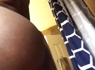 Big Booty Teasing With Dildo