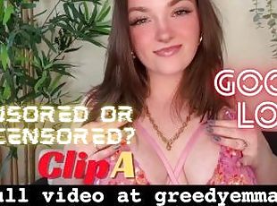 Gooner Loop Censored or Uncensored? Clip A - Goddess Worship BBW Ti...