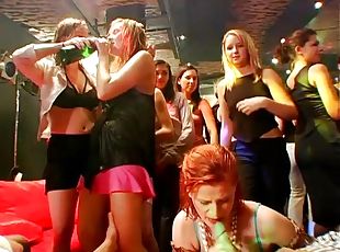 Attractive gals in a lovely scene with lesbians having real fun.