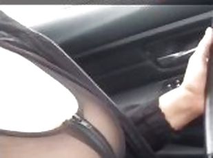 Masturbating in parking lot while sexting my step uncle on Snapchat...