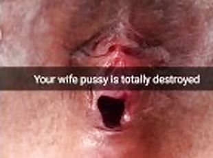 Your wife pussy is totally destroyed by a small fat dick - Cuckold ...