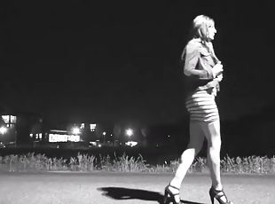 Tgirl Felicia Takes A Stroll At Night