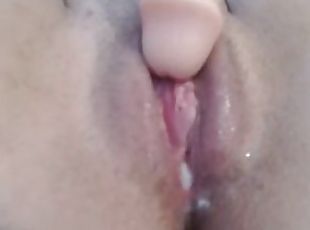 onani, fisse-pussy, skønheder, teenager, legetøj, sperm, knepning-fucking, dildo, solo, våd