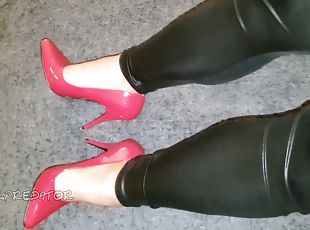 amatør, fødder, europæisk, euro, fetish, latex, solo, hotel, nylon, høje-hæle