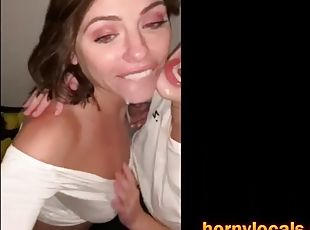 College sluts blowing and getting facialized