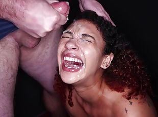 store-pupper, blowjob, cumshot, interracial, hjemmelaget, pornostjerne, ludder, facial, bukkake