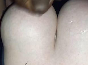 Cumming on my tits