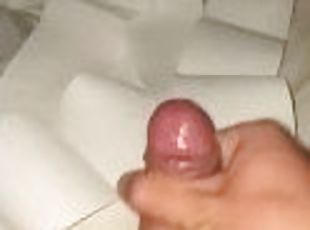 gigantisk, masturbation, orgasm, cumshot, avrunkning, trekant, sprut, fångad, ensam