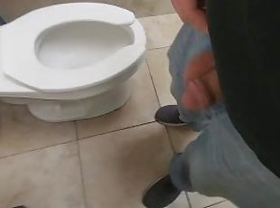 Fliptop trash can piss