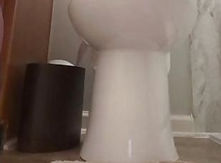 pissing, amatør, milf, bbw, fetisj, alene