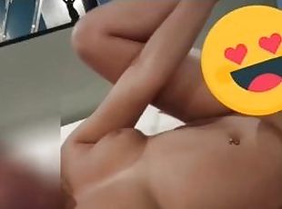 cur, tate-mari, petrecere, amatori, adolescenta, latina, sex-in-trei, dublu, penetrand