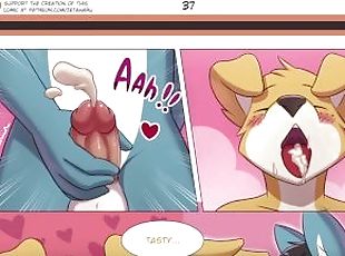 Furry Comic Dub: Weekend (Furry Animation, Furry Femboy, Cartoon, A...