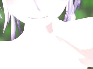 Giantess Steals and Swallows Tinies - Giantess Vore (MMD Animation)