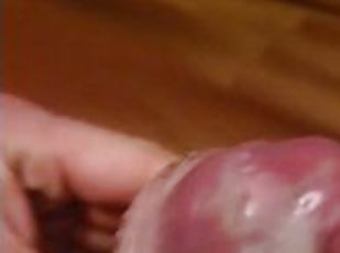 Solo masturbation play from back of dollyflashlight toy PART1