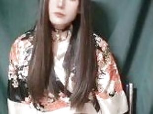 ????????? Japanese Crossdresser Dry Orgasm