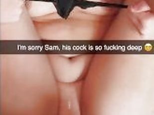 Horny 18 year old cheats and sends to boyfriend on Snapchat - Dorm ...