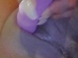 masturbación, squirting, amateur, negra-ebony, juguete, corrida, a-solas