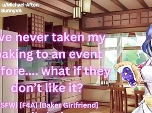 ASMR Audio You calm your baker girlfriends nerves [F4A] [SFW] Girlf...