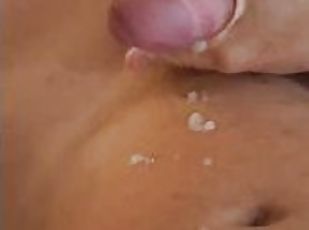 Cumshot and masturbation