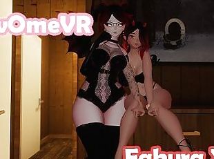 Two succubus having fun in your bed :3 [ NSFW ASMR VR RP - Futa - M...